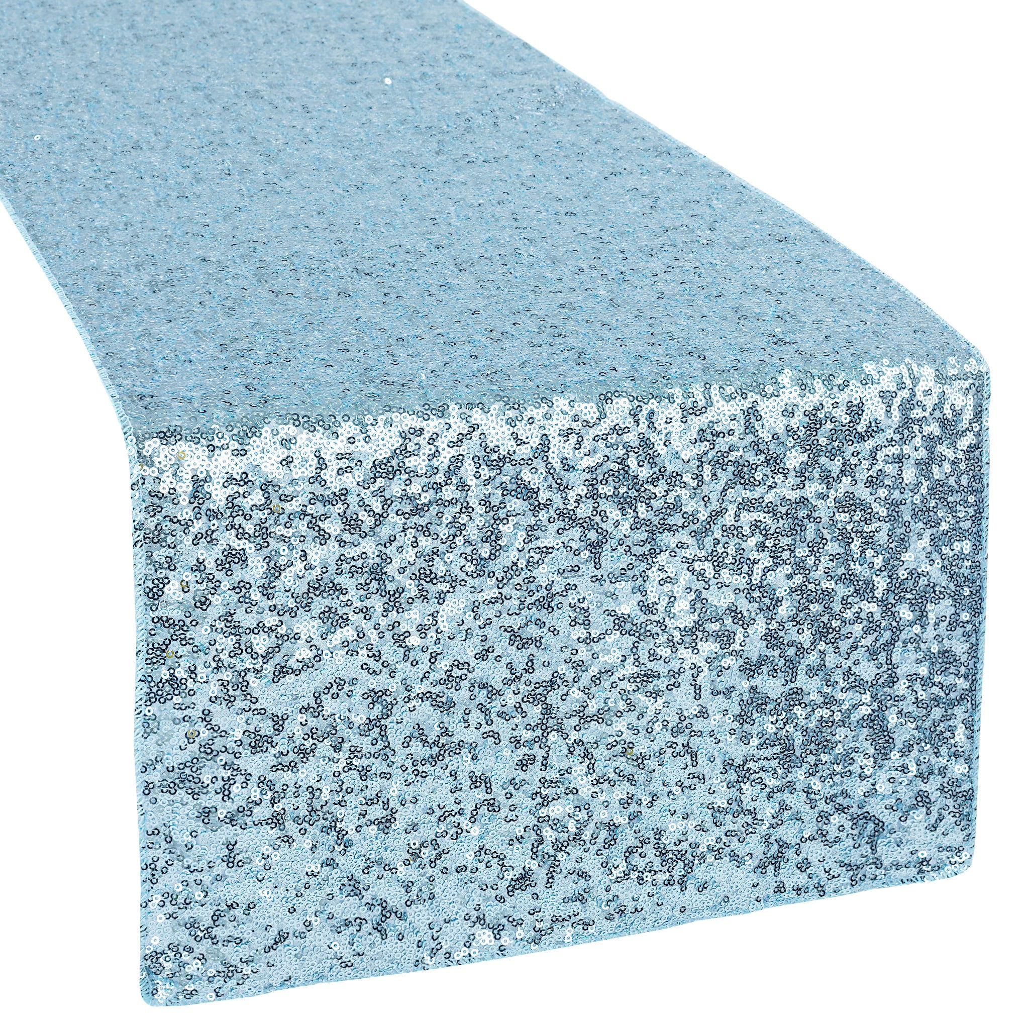 Baby Blue Sequin Table Runner (9ft)