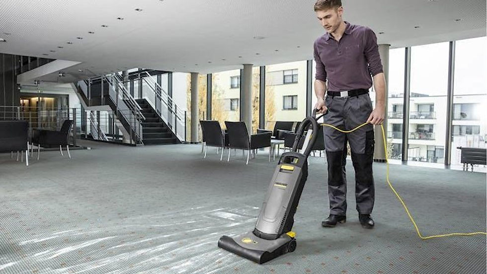 KARCHER CV 38/1 UPRIGHT BRUSH-TYPE VACUUM CLEANER
