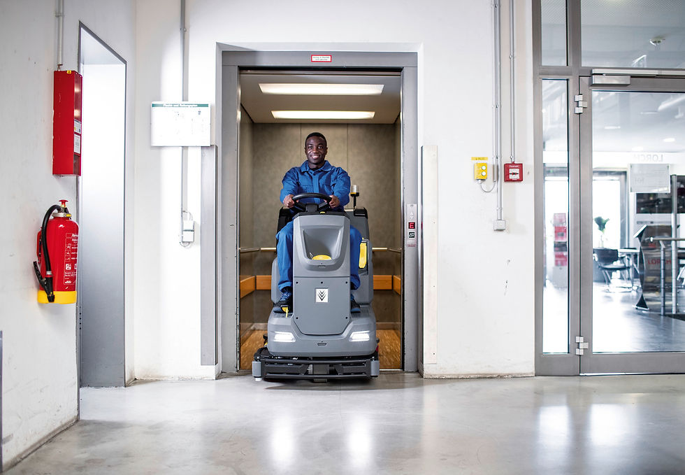 Thumbnail: Karcher B 110 R Bp Ride-On Scrubber Drier