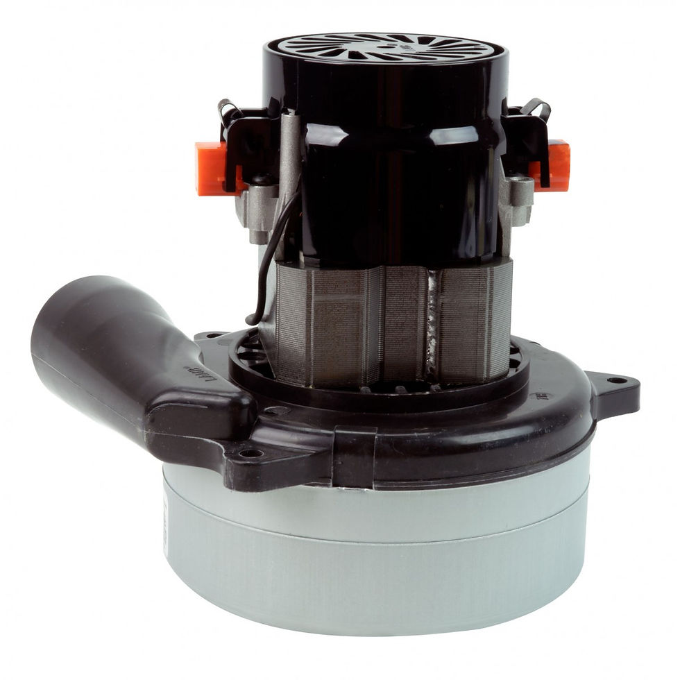 Thumbnail: Lamb/Ametek Tangential Vacuum Motor - 5.7" DIA For EDIC ED403TR Extractor