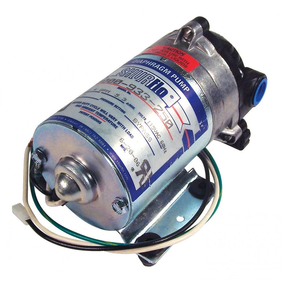 SHURFLO WATER PUMP - BYPASS - 60 PSI FOR EDIC ED403TR EXTRACTOR