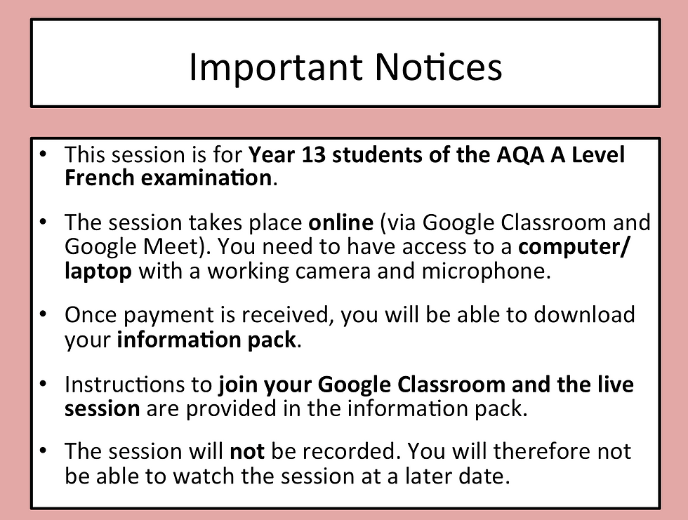 Thumbnail: Paper 3- Year 1 Topics- Revision Session