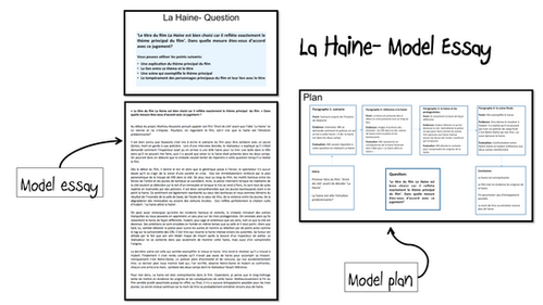 La haine analysis en français picture