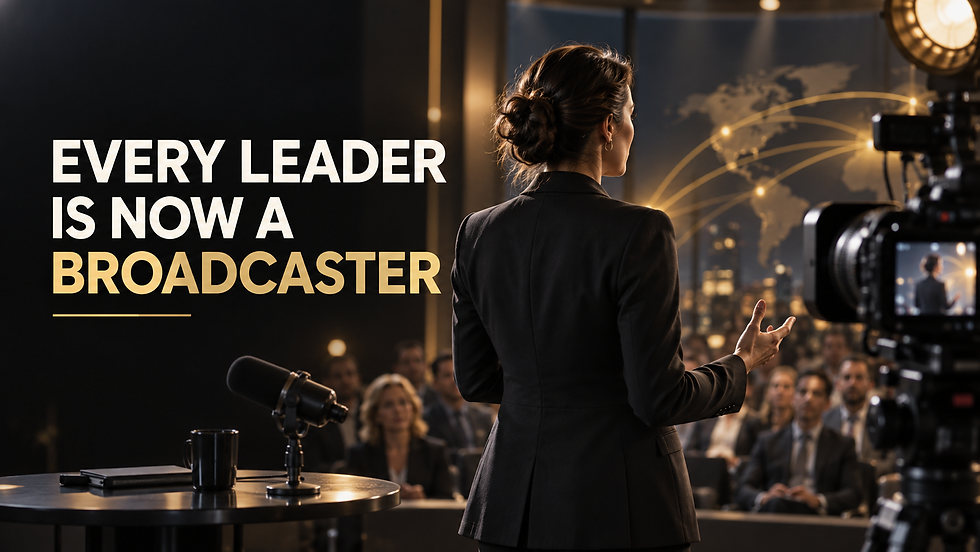 Every Leader is now a Braodcaster