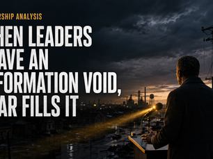 When Leaders Leave an Information Void, Fear Fills It