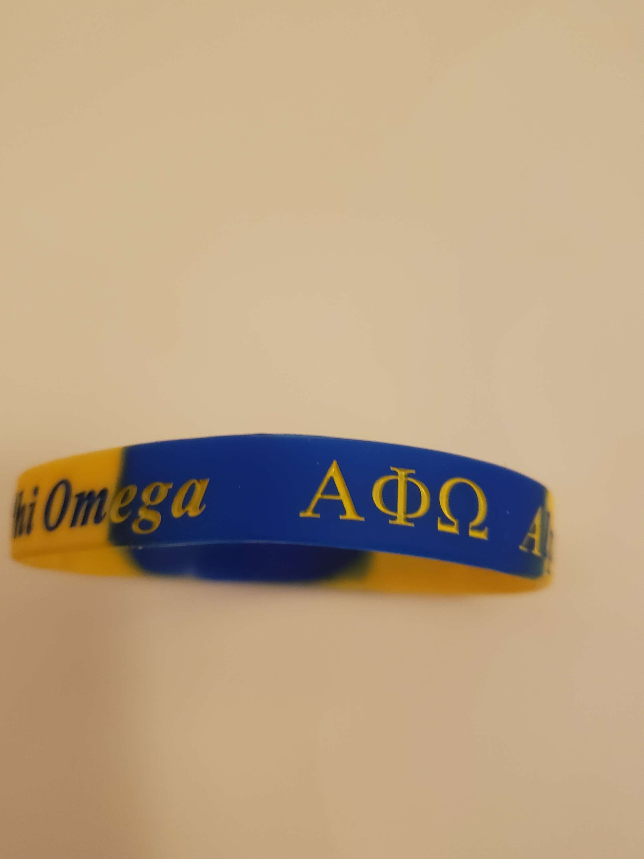 Alpha Phi Omega Silicone Bracelet