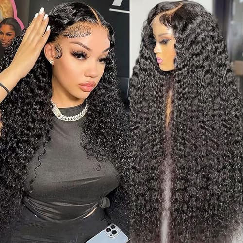 Deep Wave HD Lace Front Human Hair Wig