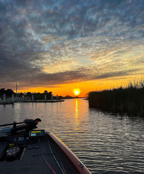 Sunset in the everglades.
