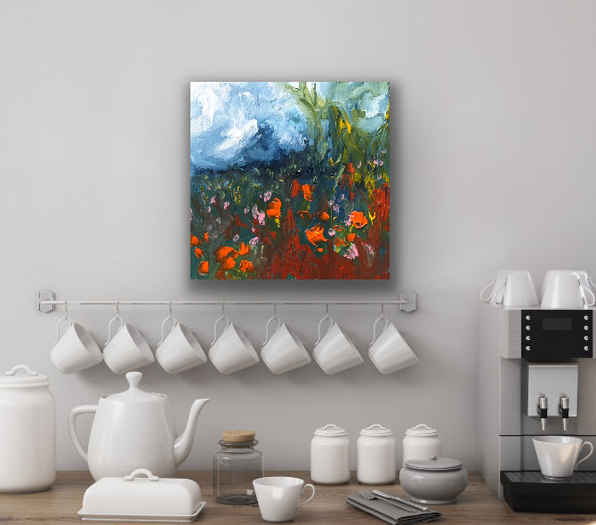 Thumbnail: Cornfields and Wildflowers