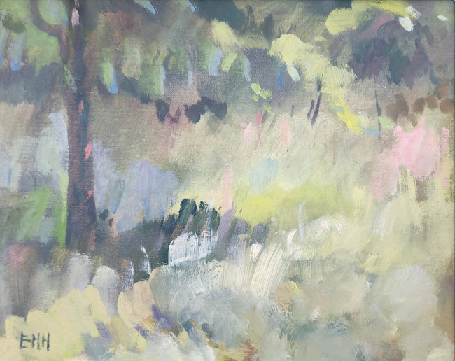 Where the Light Shimmers Through The Trees in the Late Afternoon in June, 2021_© Emma Hill