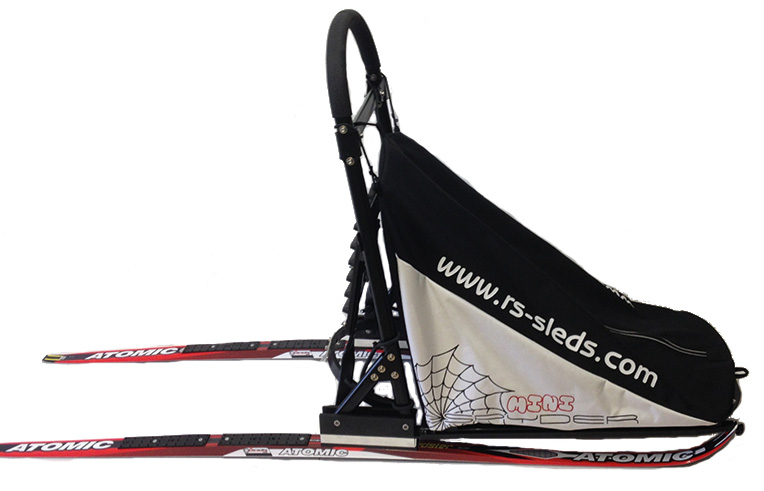 Traineau de marque Spider Hobby Mini pour atteler un ou deux chiens.