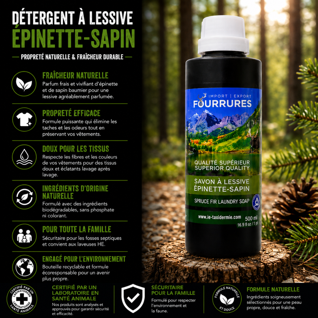 Détergent lessive épinette sapin 250 ml
