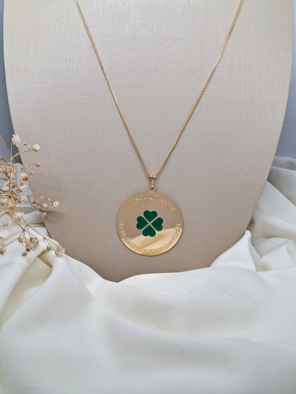 Colar -Eu Sou um Portal de abundância e prosperidade