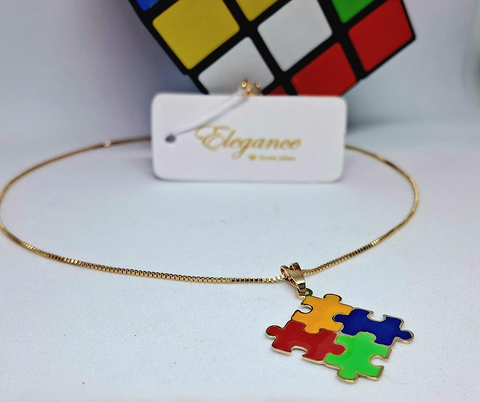 Colar TEA -Quebra Cabeça