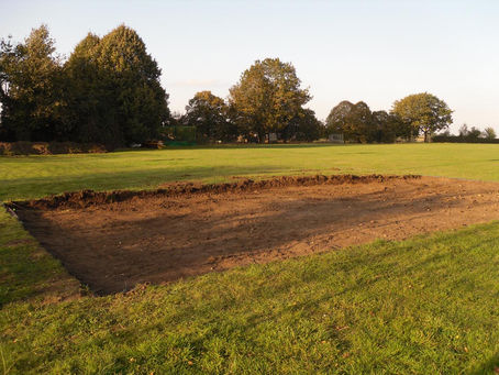 New piste being dug 15 x 15m