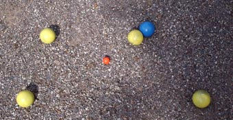 Different shots in Petanque. The Lure shot. Reading the head