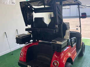 Dual coolers, golf club cover, lighted license plate holder, high speed rear end.