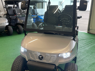 3-year warranty on cart, 12" aluminum wheels, high speed rear end, 25 mph, turtle mode at 15 mph, upgraded suspension.