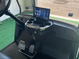 Custom dash, 10" digital touch screen, locking glove boxes, USB charging ports, fold down windshield.
