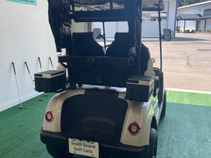 Dual coolers, golf club cover, lighted license plate holder, high speed rear end.