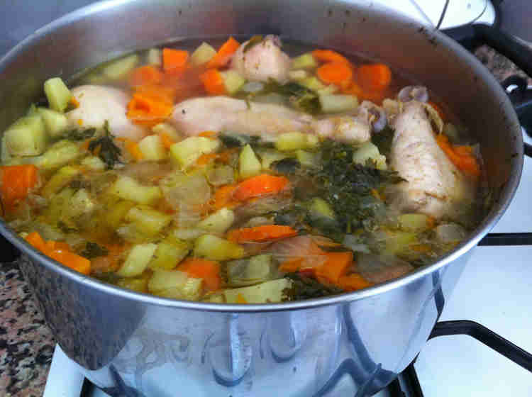 מרק עוף דיאטטי