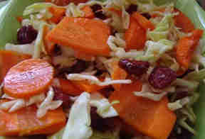 סלט חמוציות גזר וכרוב דיאטטי