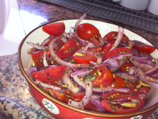 סלט עגבניות שרי דיאטטי