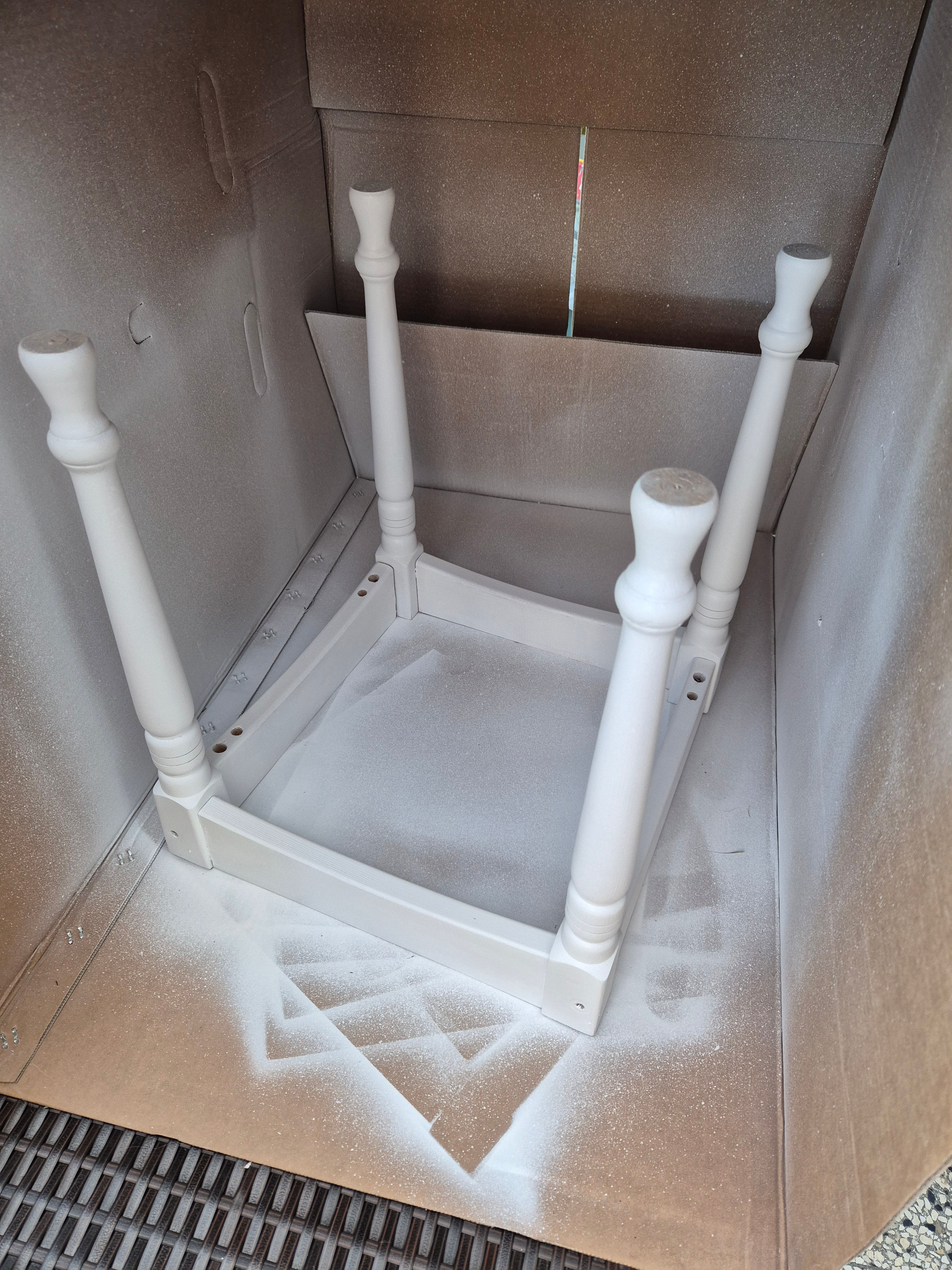Hocker mit Sitzkissen - WIP