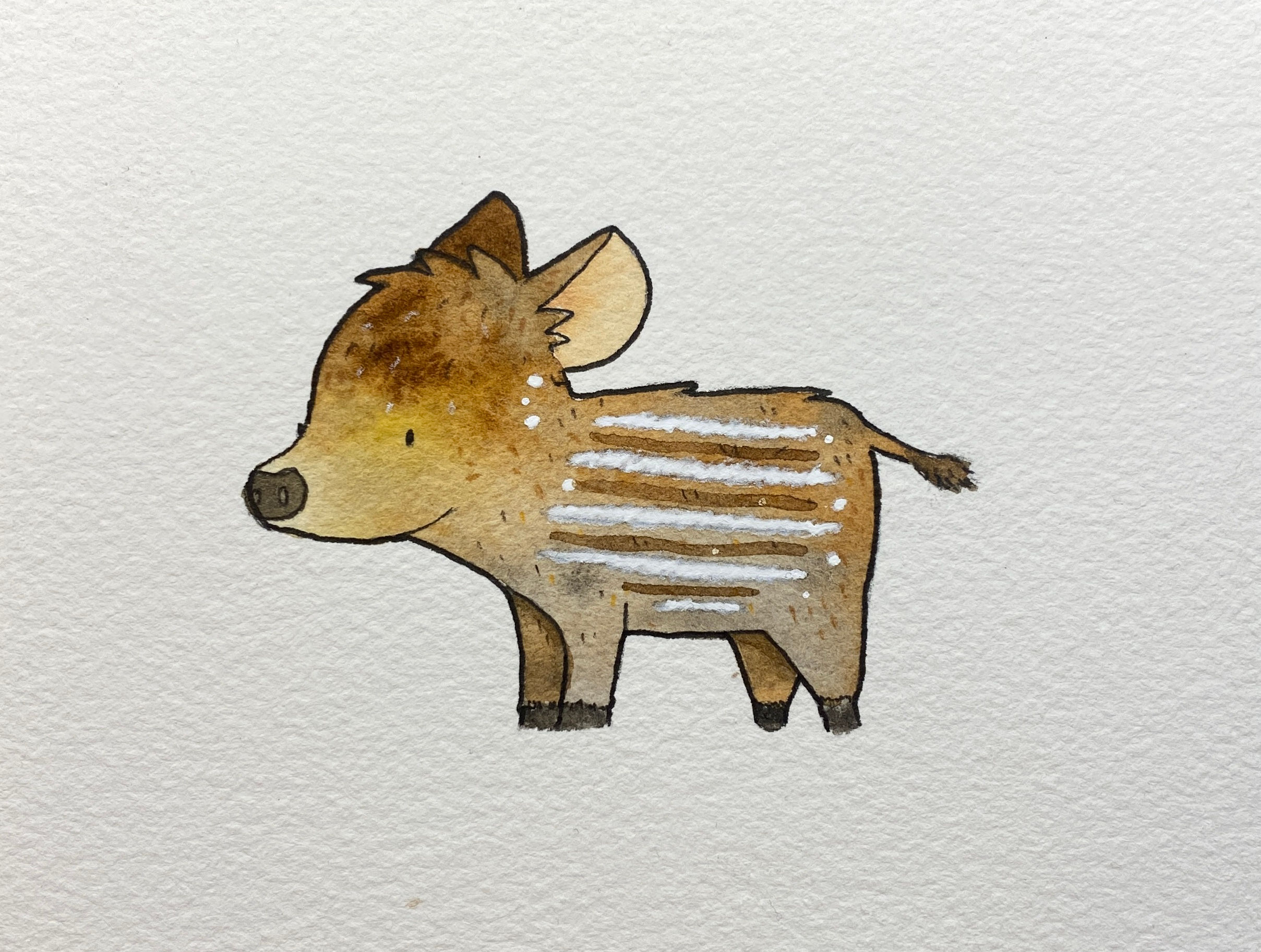 Boar'd Original Watercolor