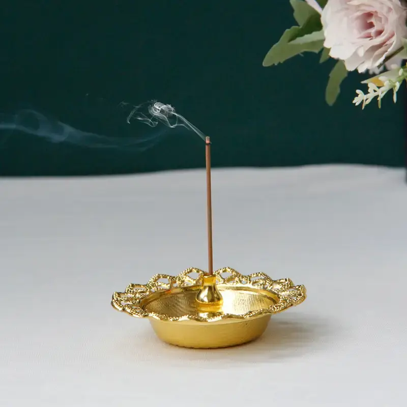 Thumbnail: Floral Incense Burner Tray for Aromatic Home Decor