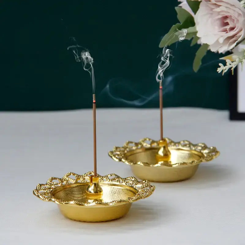 Thumbnail: Floral Incense Burner Tray for Aromatic Home Decor