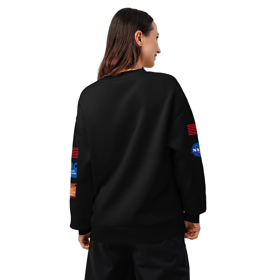 Thumbnail: Unisex relax crew neck sweatshirt