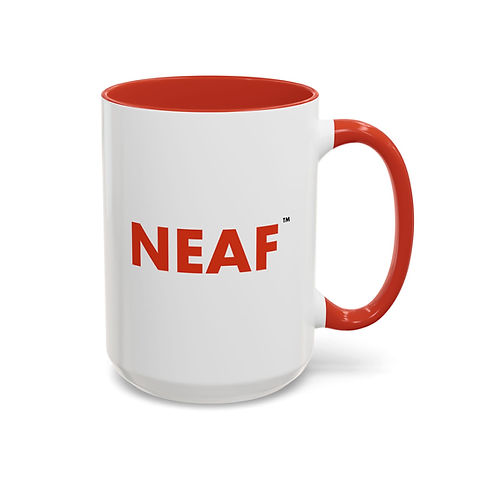 NEAF Logo Mug Accent Coffee Mug | 11oz 15oz | neafspaceexpo