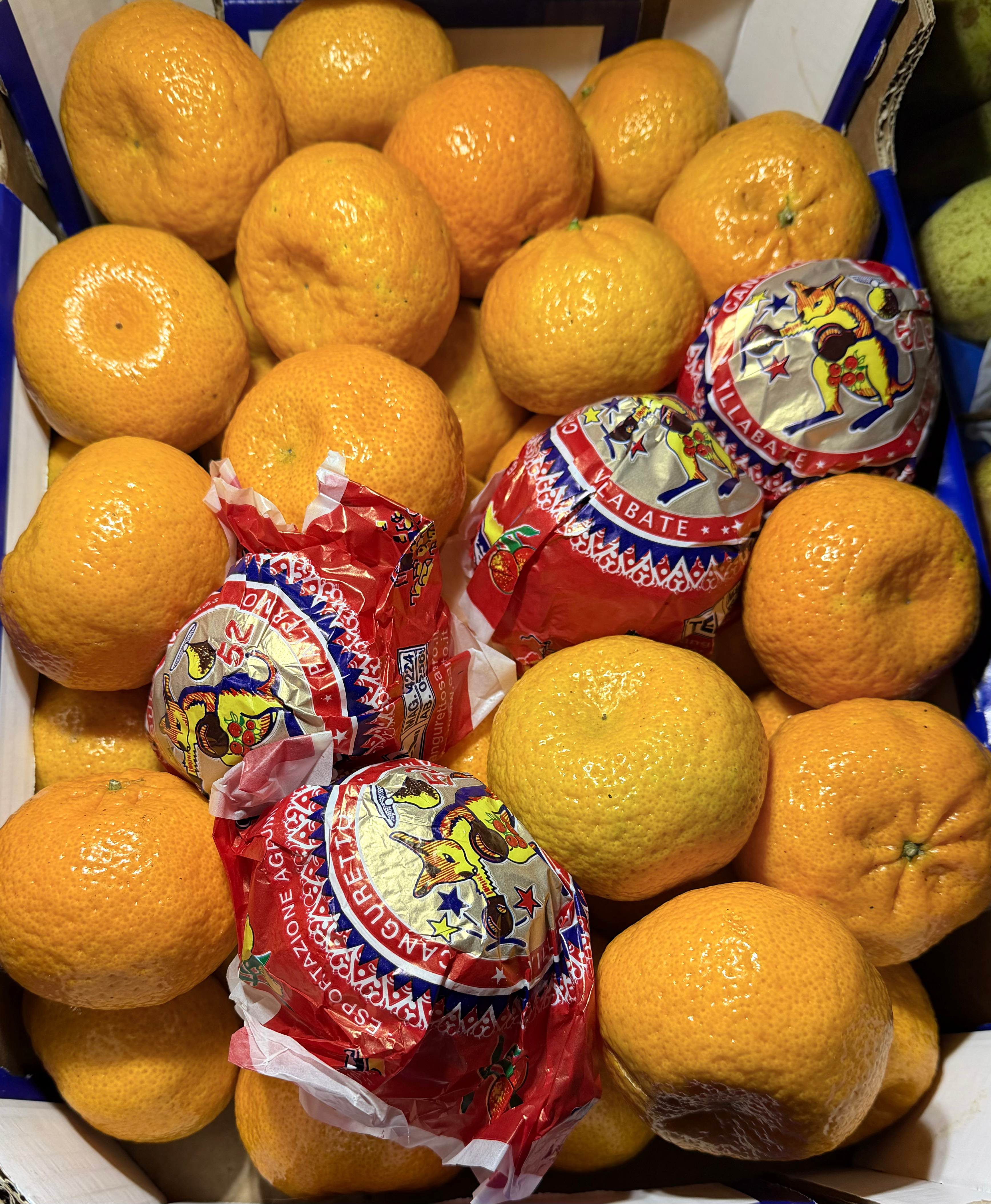 Unbehandelte Mandarinen