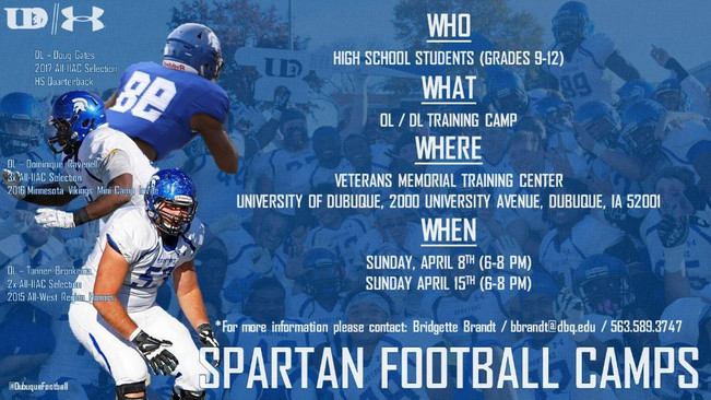 Ud Spartan Football Camps