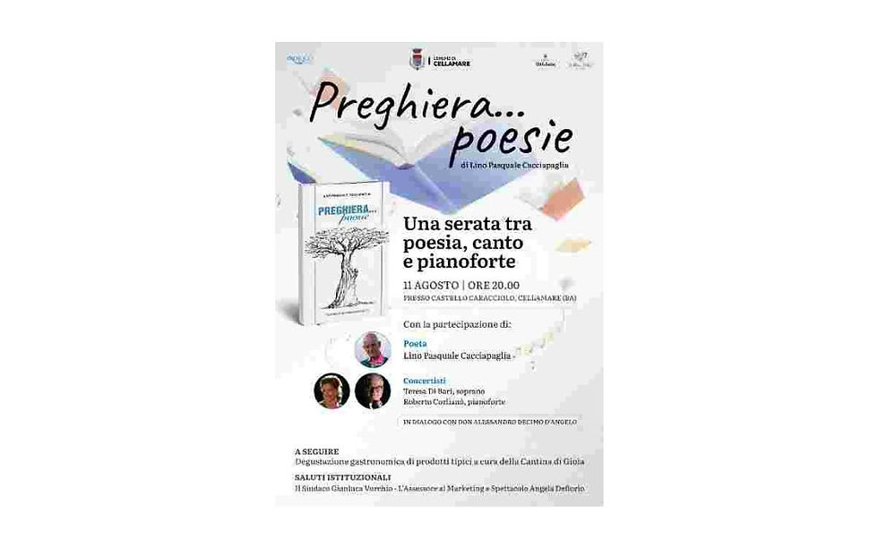 Presentazione del libro con Lino Pasquale Cacciapaglia | "Preghiera..."