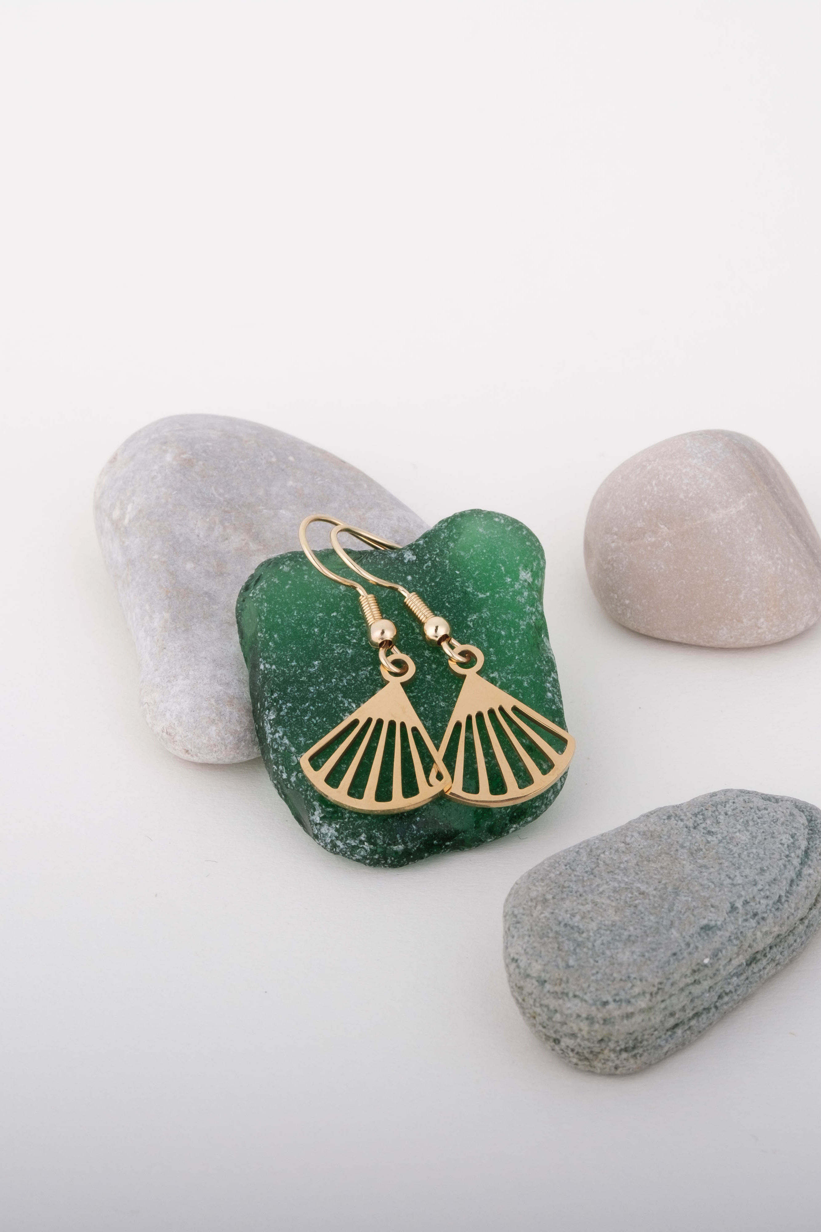 Hängeohrringe Fächer