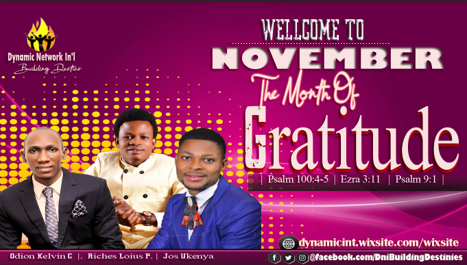 November the Month of Gratitude