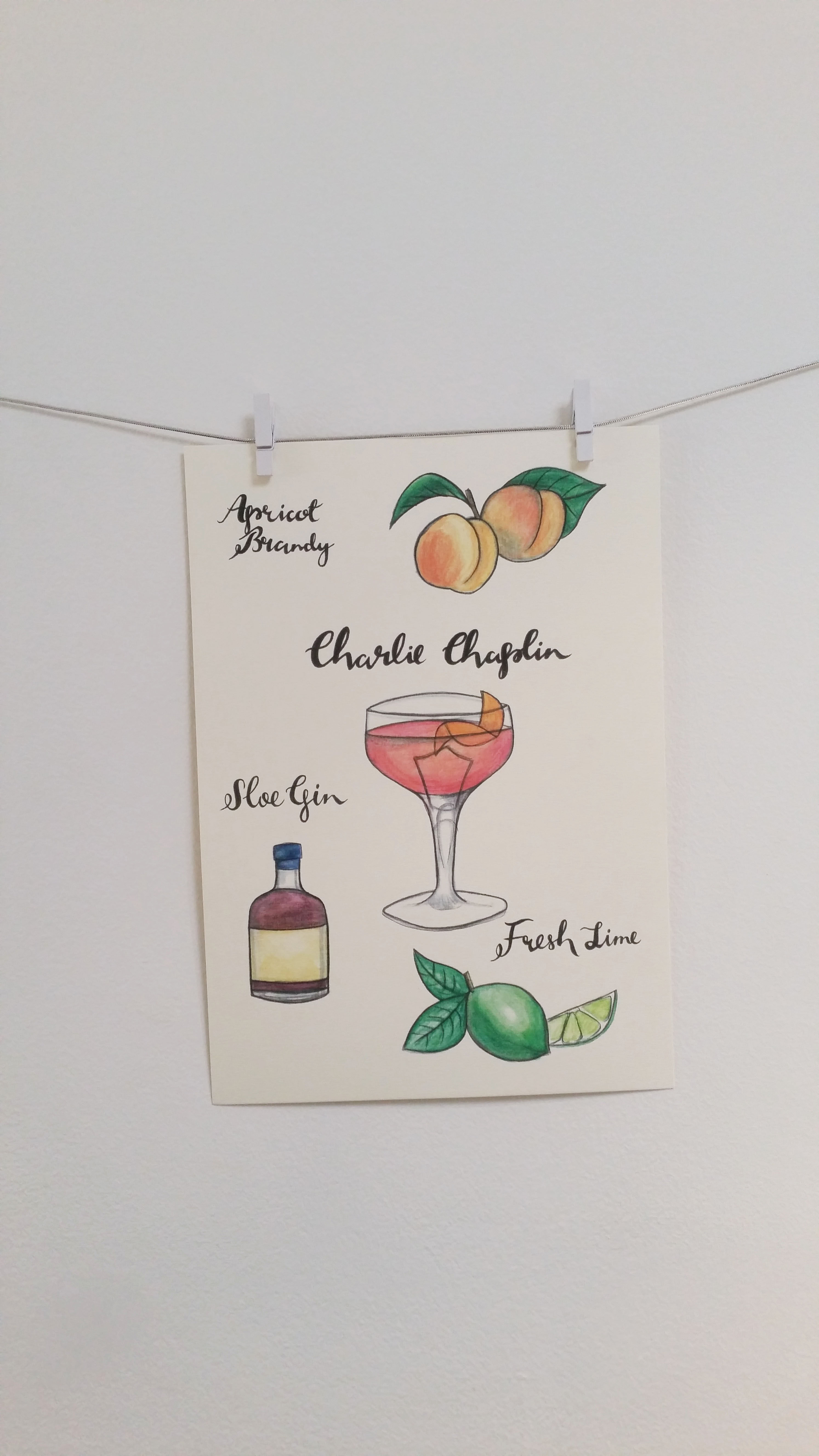 Charlie Chaplin Illustrated Recipe