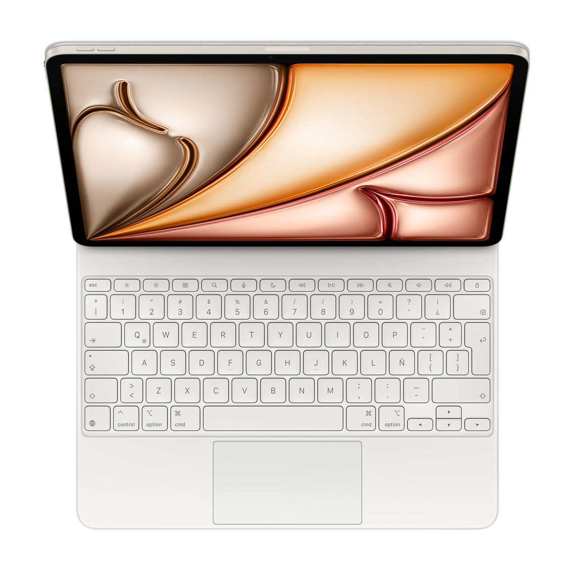 Magic Keyboard for iPad Air 13 -inch (M3) - Spanish (Latin American) - White