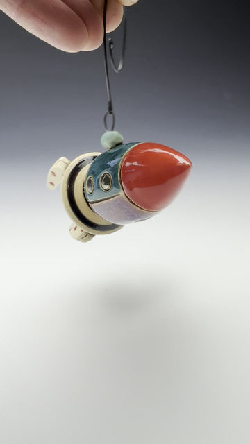 Thumbnail: Rocket Ship Ornament 