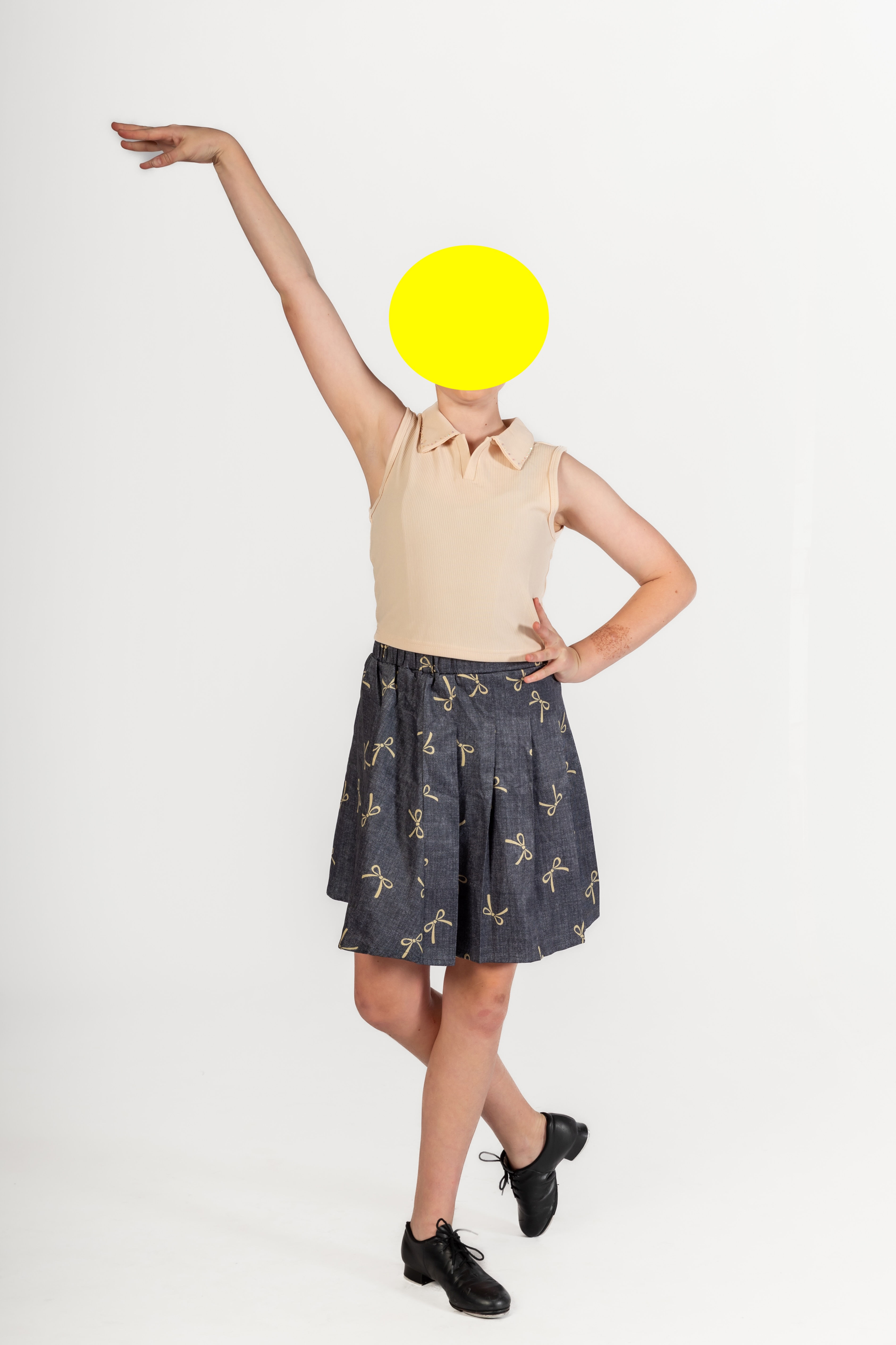 School bow skirts and tops