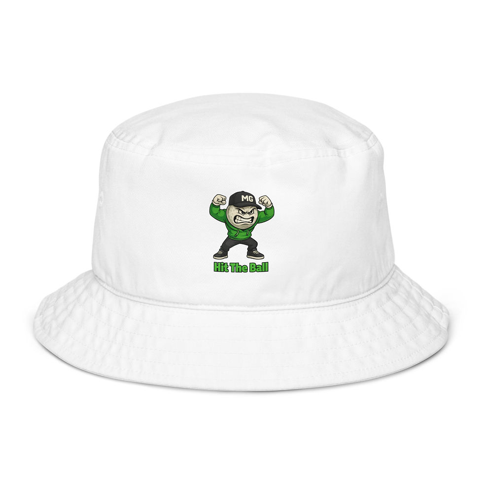 Thumbnail: Organic bucket hat "Hit the Ball"