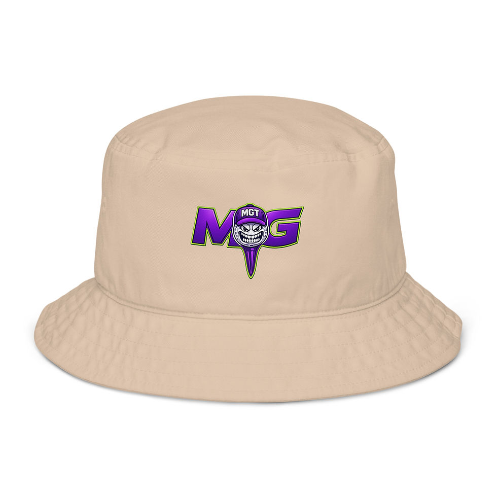 Thumbnail: Organic bucket hat "Mad Golf"