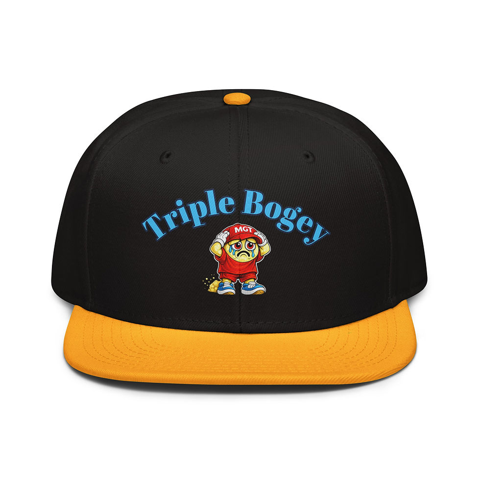 Thumbnail: Snapback Hat "Triple Bogey" Sale