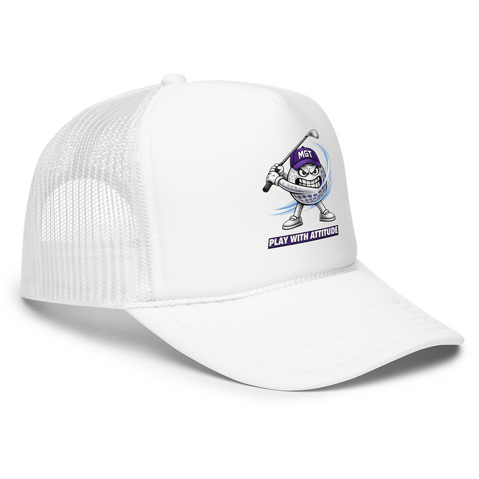 Thumbnail: Foam trucker hat  "Play with Attitude Slice"