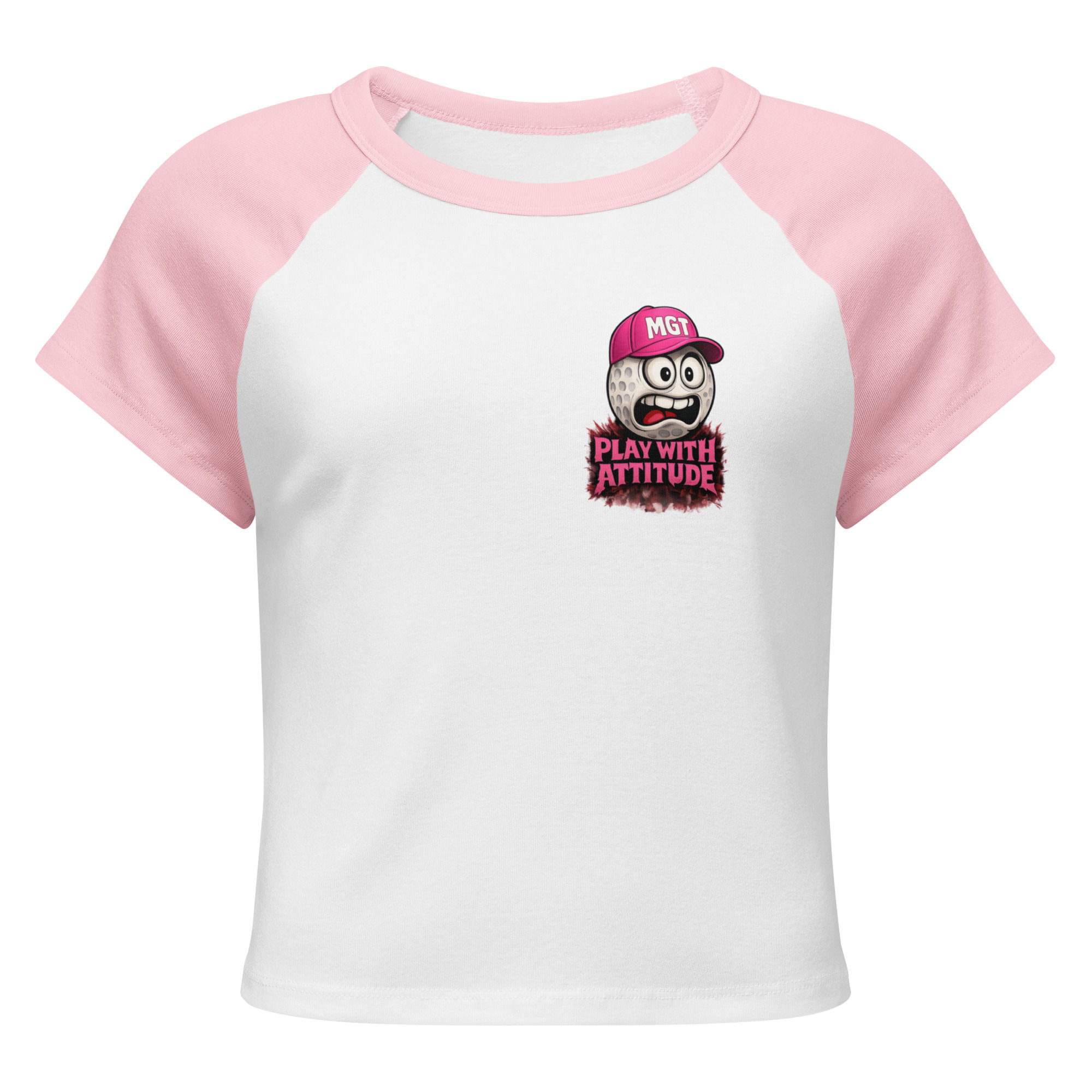 Women’s micro rib raglan baby tee
