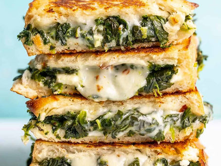 Cheesy Spinach and Feta Melt