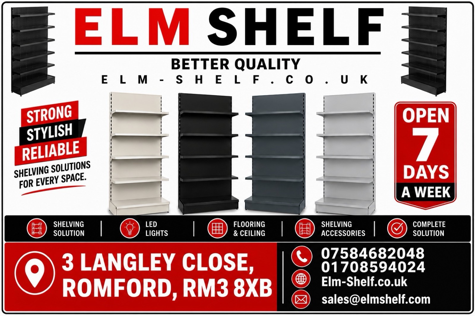 ELM SHELF Retail Display Shelving Unit