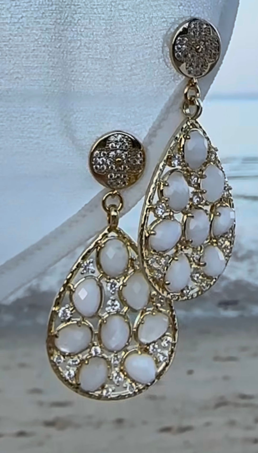 Miniature : Sophie Goetsch boucles d’oreilles Louisa gouttes ref COTB 109